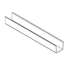Al Fresco Elite 6-Foot 7-Inch Aluminum Lower Guide Channel for Top Hung Sliding / Folding Exterior Doors