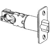 Adjustable 2-3/8"to 2-3/4" Backset Dead Latch with Round Corner Faceplate from the 3600 Collection