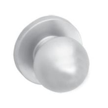 Grade 2 Zinc Dummy Set Apollo Door Knob with 3" Diameter Rose from the 3500 Collection
