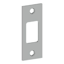 Square Corner Deadbolt Strike Plate from the 3200 Collection