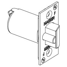Grade 1 Square Corner UL Listed Dead Latch with 2-3/8" Backset from the 3400 Collection