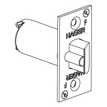 Grade 2 2-3/4" Backset Dead Latch with Square Corner Faceplate from the 3500 Collection
