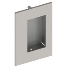 3-1/2" x 5" Flush Cup Door Pull with Welded Face Plate and Studs from the Pulls Collection