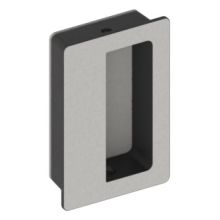 1-15/16" x 3" Flush Cup Pull with Rounded Corners from the Pulls Collection