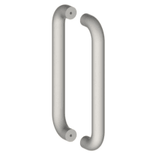 18" Center to Center Round Back to Back Door Pull Set from the Pulls Collection