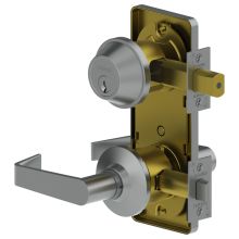 Residential/Light Commercial Double Locking Grade 2 Interconnected Door Lever Set from the 3700 Collection