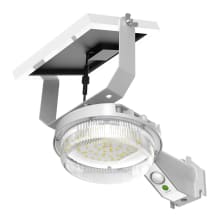 Solar Powered 7" Wide 5000 Lumen 5000K LED Flood Light with Motion and Dusk-to-Dawn Sensors