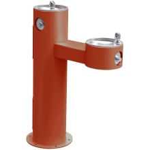 Endura II 40" Floor Mounted ADA Freeze Resistant Outdoor Rated Bi-Level Drinking Fountain