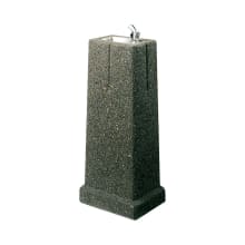 Sierra Stone 35-1/4" Floor Mounted Outdoor Rated Drinking Fountain