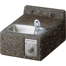 Sierra Stone 9" Wall Mounted ADA Outdoor Rated Drinking Fountain with Freeze Resistant