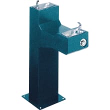 Endura 32" Floor Mounted ADA Outdoor Rated Dual Station Drinking Fountain