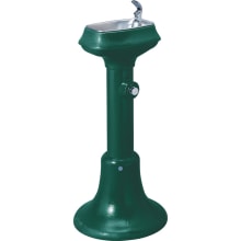 40" Floor Mounted Outdoor Rated Drinking Fountain with Freeze Resistant