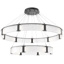 Parallel 72" Wide LED Ring Chandelier