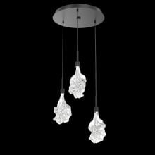 Blossom 3 Light 17" Wide LED Multi Light Pendant