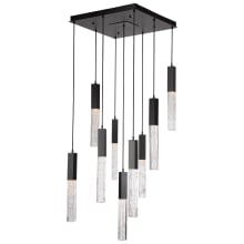 Axis 9 Light 24" Wide LED Multi Light Pendant