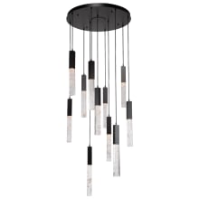 Axis 11 Light 30" Wide LED Multi Light Pendant