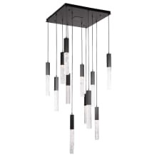 Axis 12 Light 30" Wide LED Multi Light Pendant