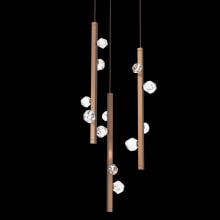 Stella 3 Light 20" Wide LED Abstract Multi Light Pendant - 3000K