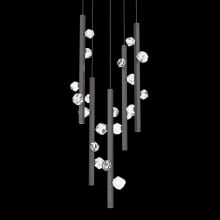 Stella 5 Light 22" Wide LED Abstract Multi Light Pendant - 3000K