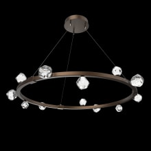 Stella 12 Light 41" Wide LED Abstract Ring Chandelier - 3000K