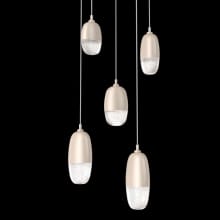 Pebble 5 Light 20" Wide LED Abstract Multi Light Pendant - 2700K