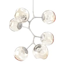 Luna 34" Wide LED Crystal Abstract Chandelier