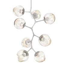 Luna 32" Wide LED Crystal Abstract Chandelier