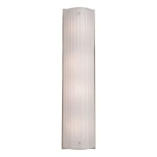 Textured Glass 26" Tall Artisan Crafted Wall Sconce