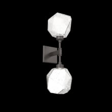 Gem 2 Light 22" Tall LED Wall Sconce - 2700K