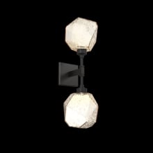 Gem 2 Light 22" Tall LED Wall Sconce - 3000K