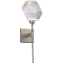  Gem 19" Tall Hand Blown Glass LED Wall Sconce