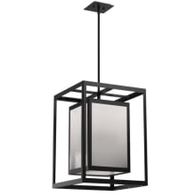 16" Wide Double Box Outdoor Pendant