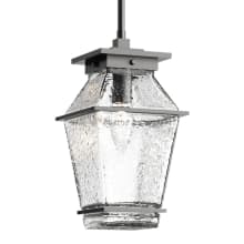 Landmark 7" Wide LED Outdoor Mini Pendant with Clear Blown Glass Shade