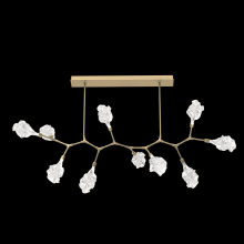 Blossom 10 Light 64" Wide LED Abstract Chandelier - 2700K