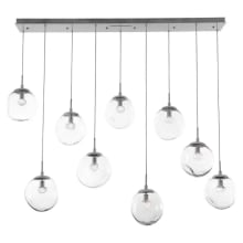 Aster 70" Wide LED Crystal Linear Pendant