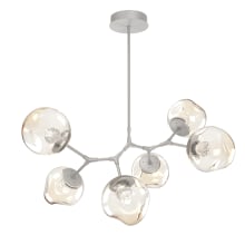 Luna 37" Wide LED Crystal Abstract Chandelier