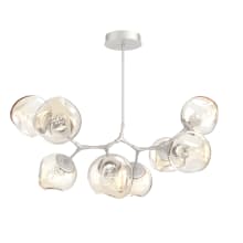 Luna 41" Wide LED Crystal Abstract Chandelier