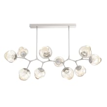Luna 63" Wide LED Crystal Abstract Chandelier