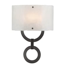 Carlyle 16" Tall Artisan Crafted Round Link Wall Sconce