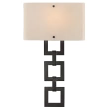 Carlyle 19" Tall Artisan Crafted Square Link Wall Sconce
