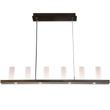 Carlyle 44" Wide Artisan Crafted 10 Light LED Linear Chandelier