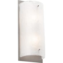 Textured Glass 14" Tall Artisan Crafted Wall Sconce