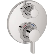 Ecostat S Thermostatic Valve Trim Only with Integrated Volume Control and Diverter for 2 Distinct Functions - Less Rough In