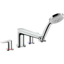 Talis E Deck Mounted Roman Tub with Built-In Diverter and 1.8 GPM Hand Shower - Less Rough-In