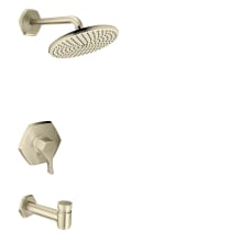 Locarno Pressure Balance Tub and Shower Trim Package with 1.75 GPM Rain Shower Head - Less Valve
