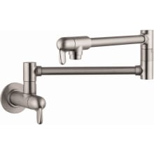 Allegro E Wall Mounted Double-Jointed Pot Filler - Includes Lifetime Warranty