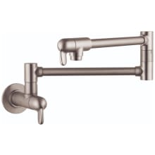 Allegro E Wall Mounted Double-Jointed Pot Filler - Includes Lifetime Warranty