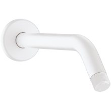 Standard 9" Shower Arm with Escutcheon Plate and 1/2" Male Inlet