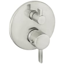 Ecostat S Collection Thermostatic Valve Trim with Integrated Volume Control for 1 Distinct Function - Less Rough In