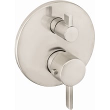 Ecostat S Thermostatic Valve Trim with Integrated Volume Control and Diverter for 2 Distinct Functions - Less Rough In